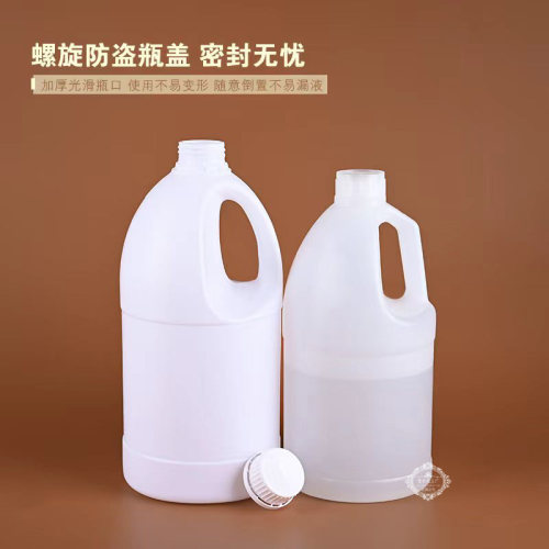 批发1L加仑桶2.5L酒精消毒液包装瓶大圆桶3.8升按压式手提化工桶 - 图1