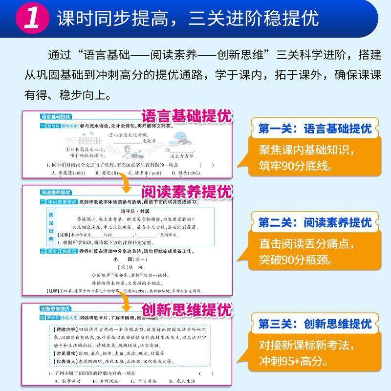江苏版2026秋四星4星学霸提高班一二三四五六年级上下册小学语文数学英语人教苏教版经纶课时提优同步专项训练习册教材课时提优