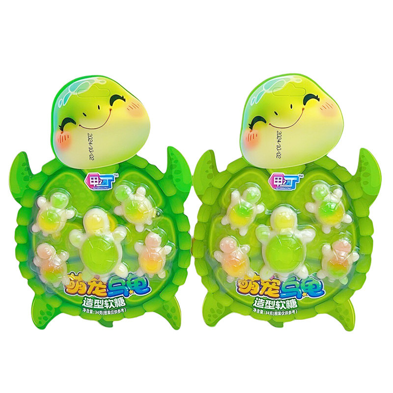 萌宠乌龟造型软糖蝉宝同款酸甜水果味小乌龟儿童零食玩具糖果批发,淘宝优惠券,粉丝福利购,淘宝优惠卷