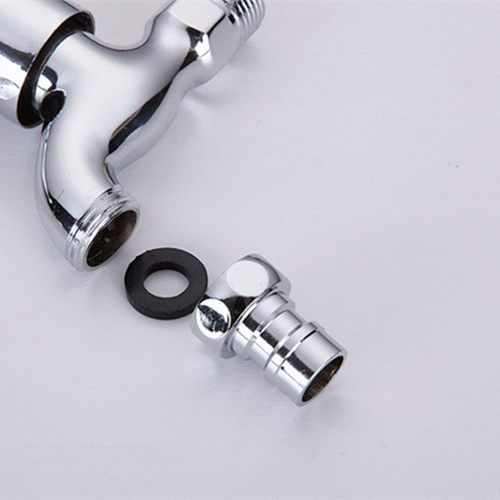 全自动洗衣机水龙头嘴子配件接头304不锈钢4分洗衣机尖嘴卡扣卡嘴 - 图0