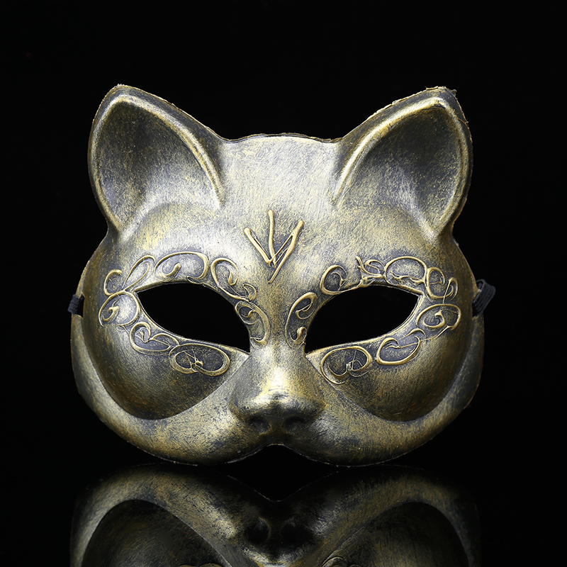 复古面具仿古狐狸面具威尼斯面具猫面具男女款面具包邮-图2