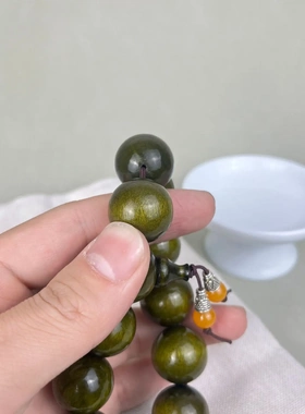 阴沉木2.0单圈楠木串珠念珠木艺手串男女时尚佛珠饰品