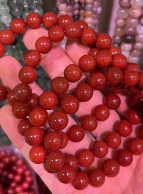 手链天然优化南红色玛瑙手串水晶男女士款本命年母亲生日礼物护身