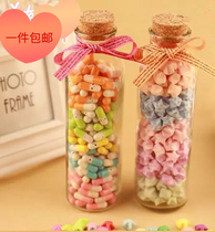 Soft Wood SeXu Wishing Bottle Stars Bottle Water Pewter Glass Vase Rafting Bottle Round Square Bottle