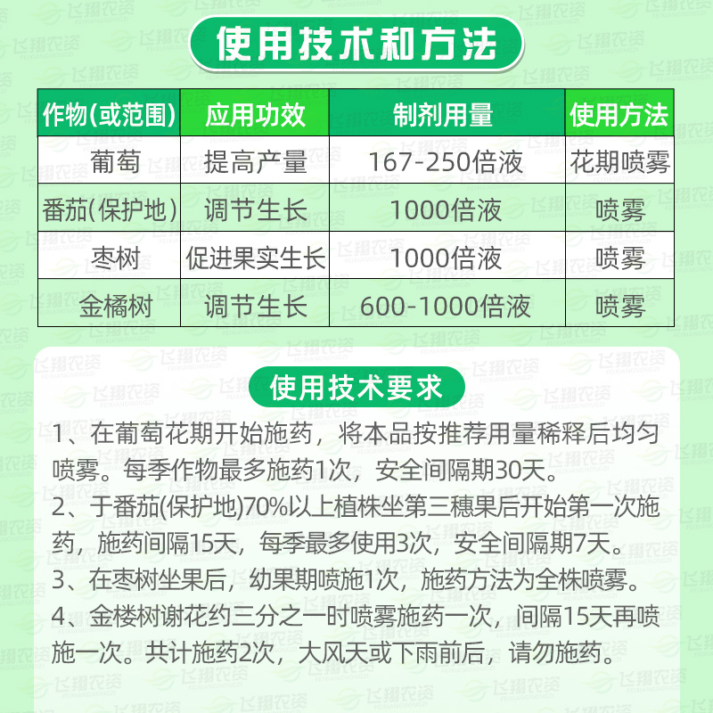 益果灵噻苯隆葡萄大果坐果灵塞噻本隆促进果实生长调节剂膨大剂 - 图0