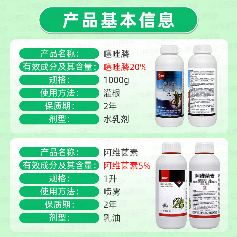 鑫星噻唑膦鑫百护阿维菌素黄瓜番茄甜瓜根结线虫杀虫剂杀线虫组合 - 图2