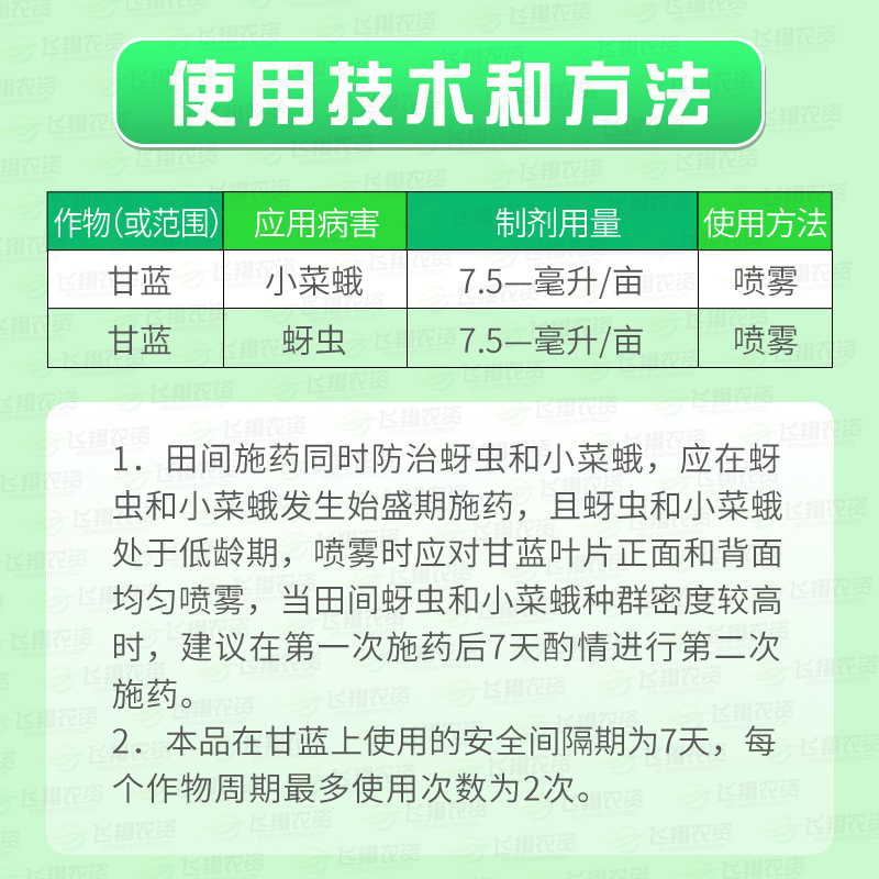 陶氏益农菜悠乐科迪华乙基多杀菌素甘蓝蚜虫蓟马小菜蛾农药杀虫剂 - 图0