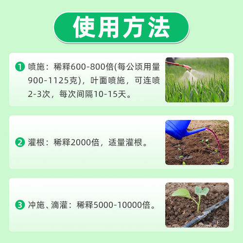 国光钾国光甲磷酸二氢钾植物花卉水溶肥料钾肥叶面肥冲施肥1000g - 图1