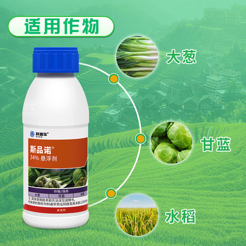 斯品诺34%乙多·甲氧虫二化螟 稻纵卷叶螟 甜菜夜蛾杀虫剂100ml - 图1
