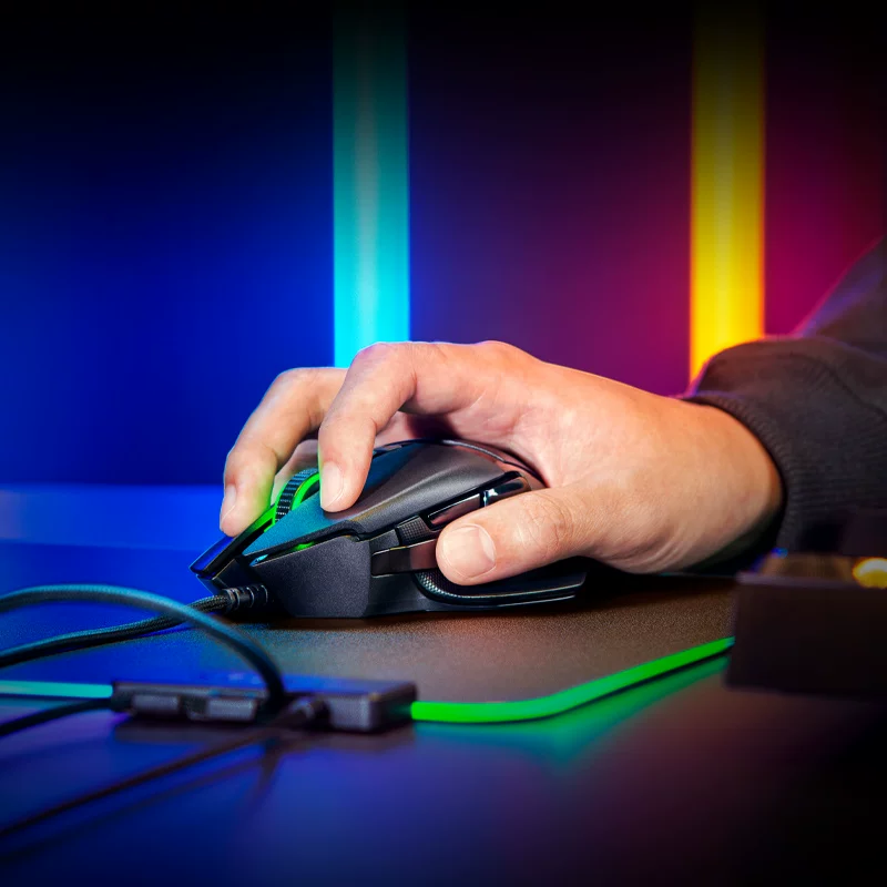 Razer Razer Barcelis змея v2 e-sports RGB проводная эргономичная мышь для компьютерной игры с боковыми клавишами