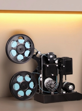 复古怀旧老式胶片电影放映机摆件