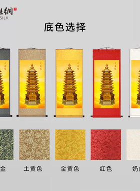 十三层文昌塔挂画文昌帝君画像