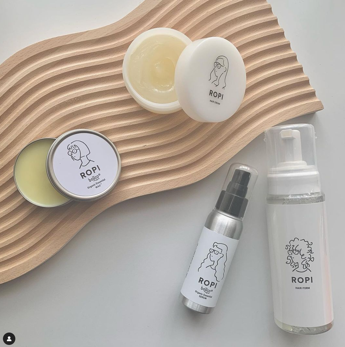 松本惠奈同款日本小众品ROPI发蜡bojico湿发感植物造型发泥发油 - 图2