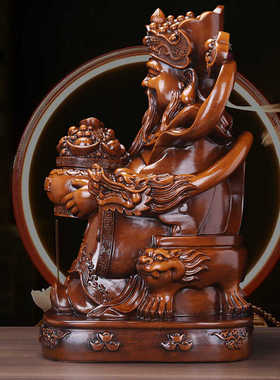 办公室摆件文财神爷佛像招财