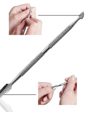美甲工具卸甲去死皮推死皮叉双头
