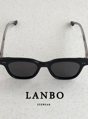 新款复古板材方框偏光太阳镜