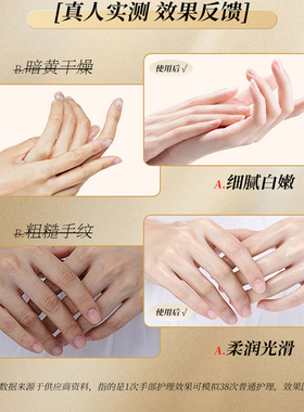 美容院补水保湿手部护理套盒细滑