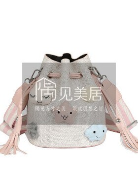 儿童房女童粉色公主衣柜收纳套装