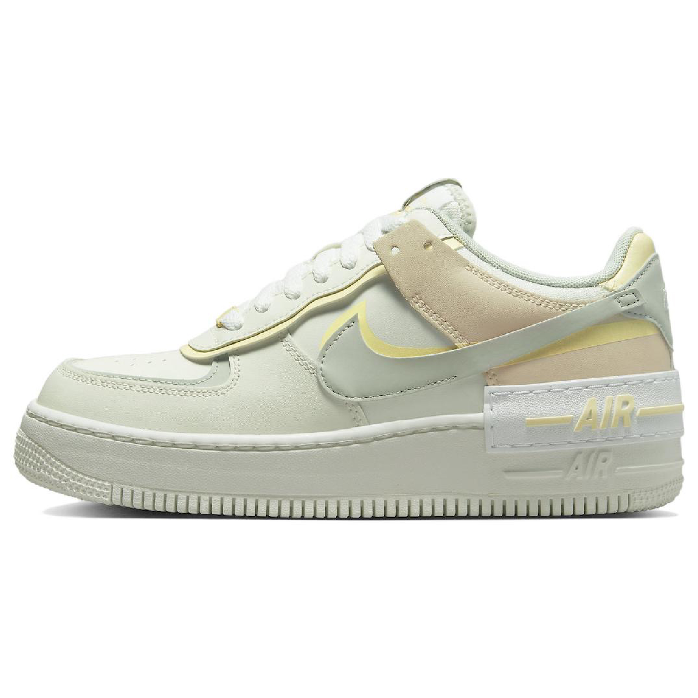 Nike Air Force 1 Low AF1 Shadow 白绿色耐磨低帮板鞋DR7883-101 - 图3