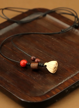 新中式国风气质项链小巧精致感毛衣链古风百搭民族风衣服挂件配饰