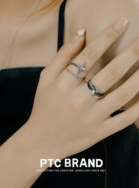 PTC中性风纯银925高级感戒指