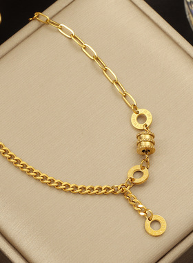 2025年新款高颜值气质百搭小蛮腰手链女路路通转运珠轻奢流苏手饰