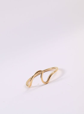 个性海鸥海鸟抽象造型戒指