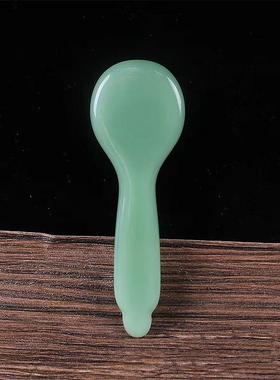 本命年玉石刮痧板白玉东陵玉美容笔面部刮痧片点穴笔心形美容刮痧