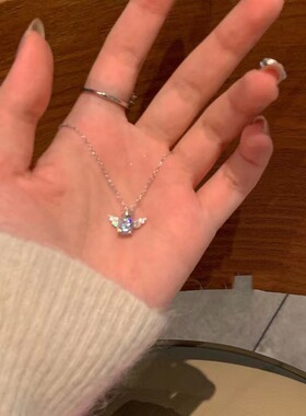 小清新项链纯影合金锁骨链女生