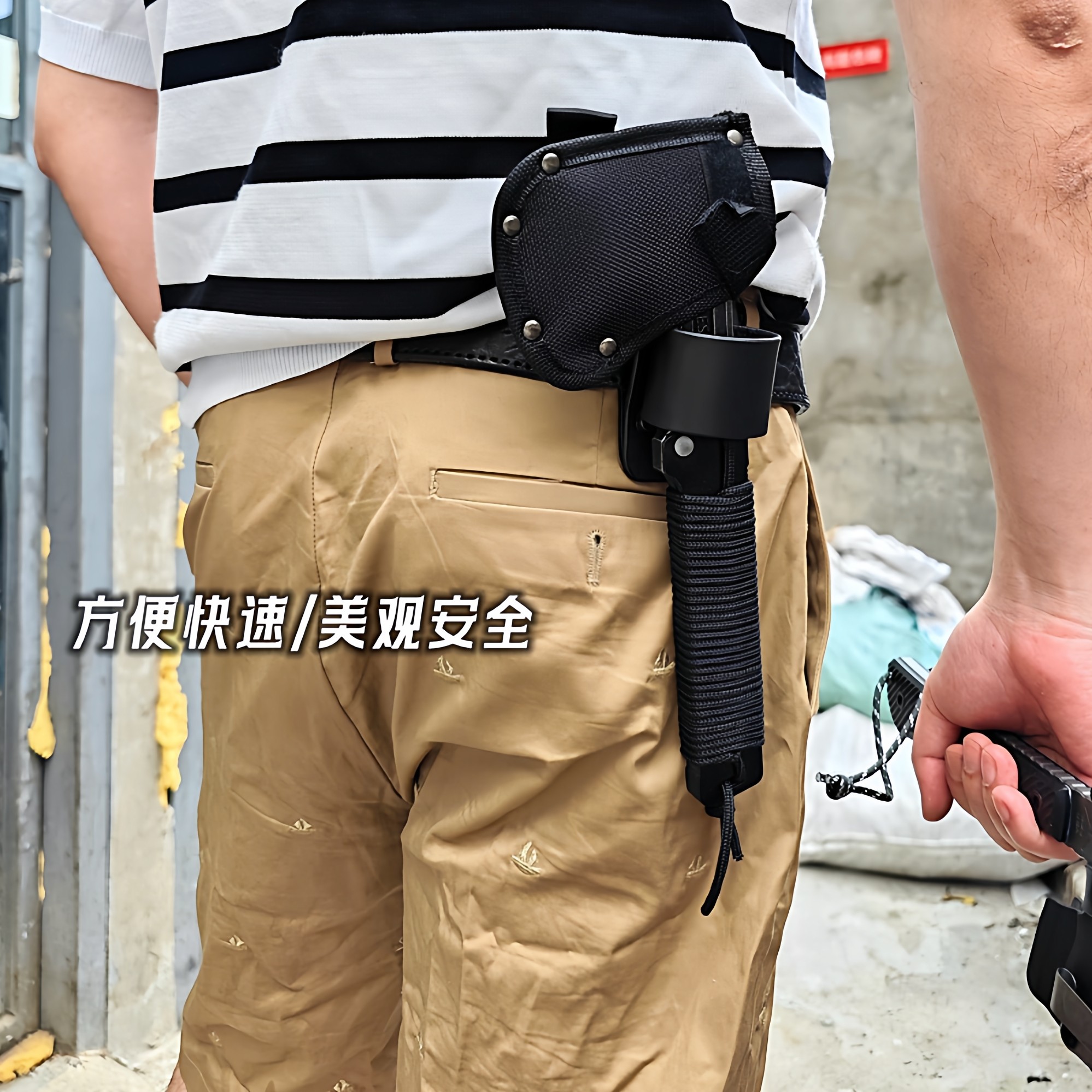 EDC战术植鞣革头层牛皮斧子挂扣锤套木工榔头锤子手套挂腰裤随身,淘宝优惠券,粉丝福利购,淘宝优惠卷