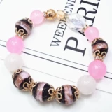 Ретро браслет из натурального камня, ювелирное украшение, аксессуар