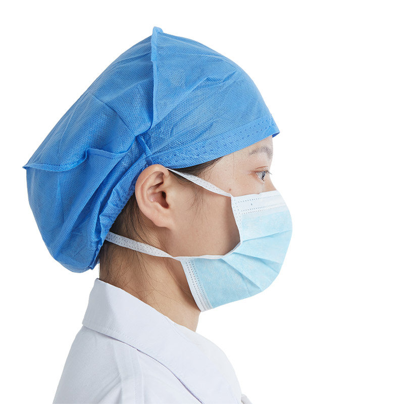 特价灭菌加厚一次性蓝色无纺布医生帽 护士工作帽子手术圆帽50只,淘宝优惠券,粉丝福利购,淘宝优惠卷