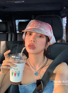 直邮～韩国代购小众设计师S_S.IL 爱心珍珠项链可调节 ssil