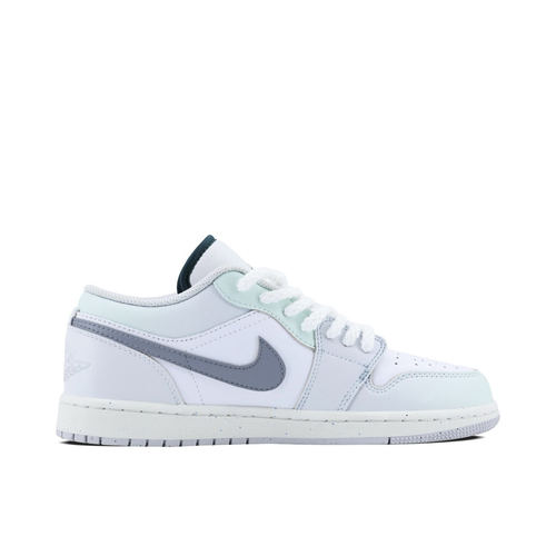 【定制球鞋】Air Jordan 1耐克薄荷椰林潮流简约蓝白色经典板鞋 - 图0