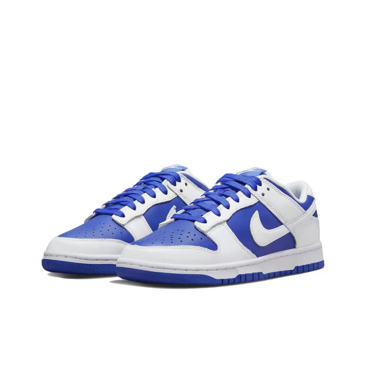 Nike Dunk Low Retro潮流复古休闲低帮板鞋白蓝赛车DD1391-401-图0