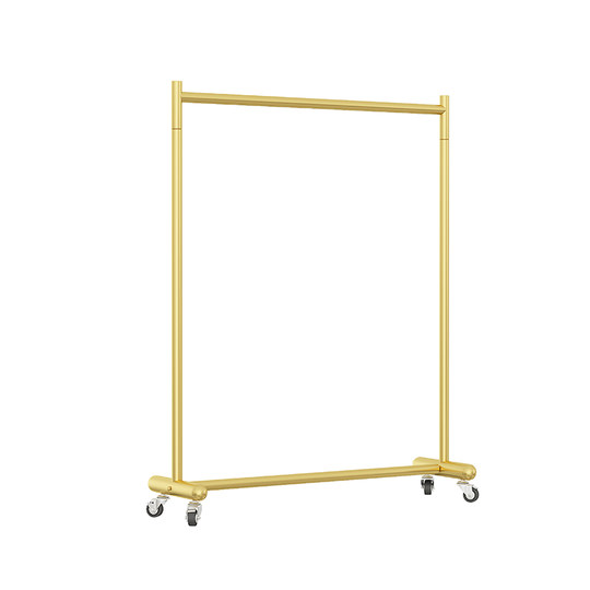 简约服装店展示架女装落地摆摊陈列衣服架网红直播移动挂衣架带轮