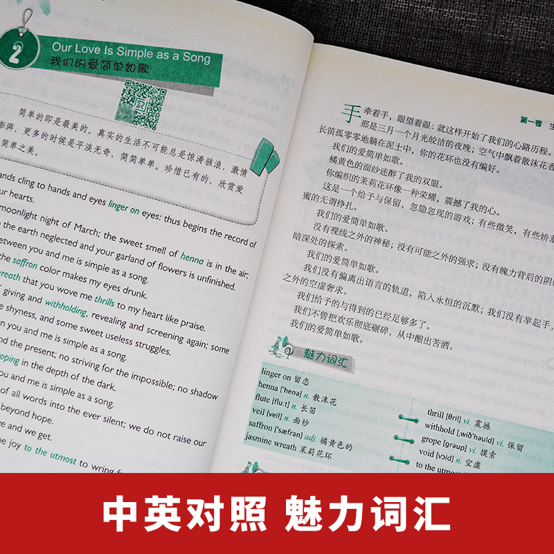 全2册｜英语小故事大全集每天读一点好英文基础篇+提高篇美文赏析+词汇详解心灵鸡汤中英对照双语英语读物入门课外自学阅读书籍-图2