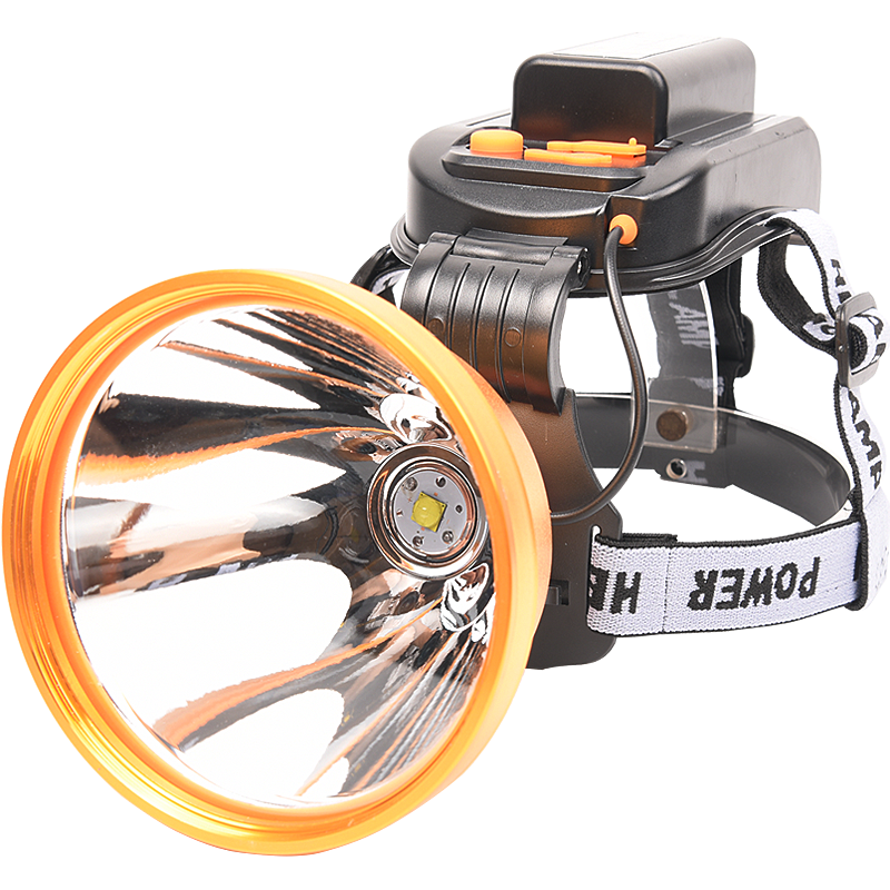 新款头灯强光超亮充电超长续航P100头戴式电筒led夜钓鱼探照疝气