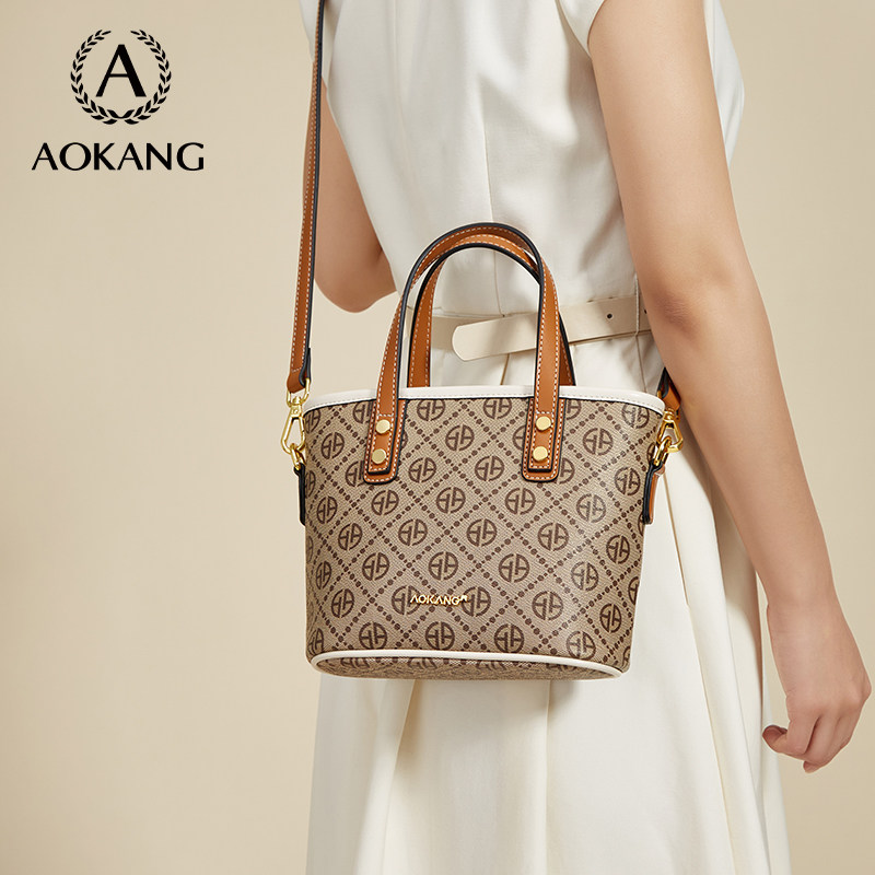 aokang /奥康2023新款量女潮手提包 奥康皮具箱包女士包袋