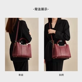 Демисезонная сумка через плечо, сумка на одно плечо, из натуральной кожи