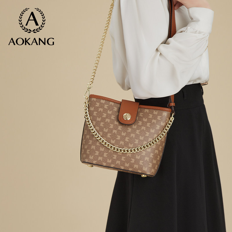 aokang /奥康2023新款手提包潮包包 奥康皮具箱包女士包袋