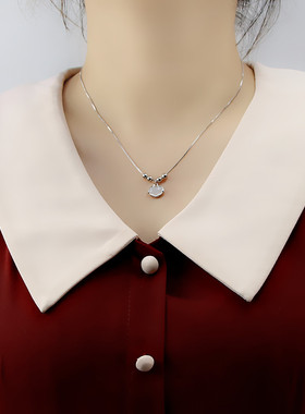 项链女ins中国风祥云福锁