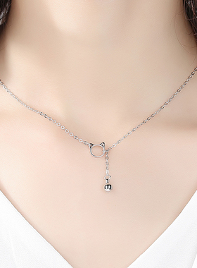 少女心韩版学生森系清新铃铛项链