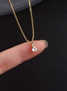 简约百搭叠戴迷你小钻项链
