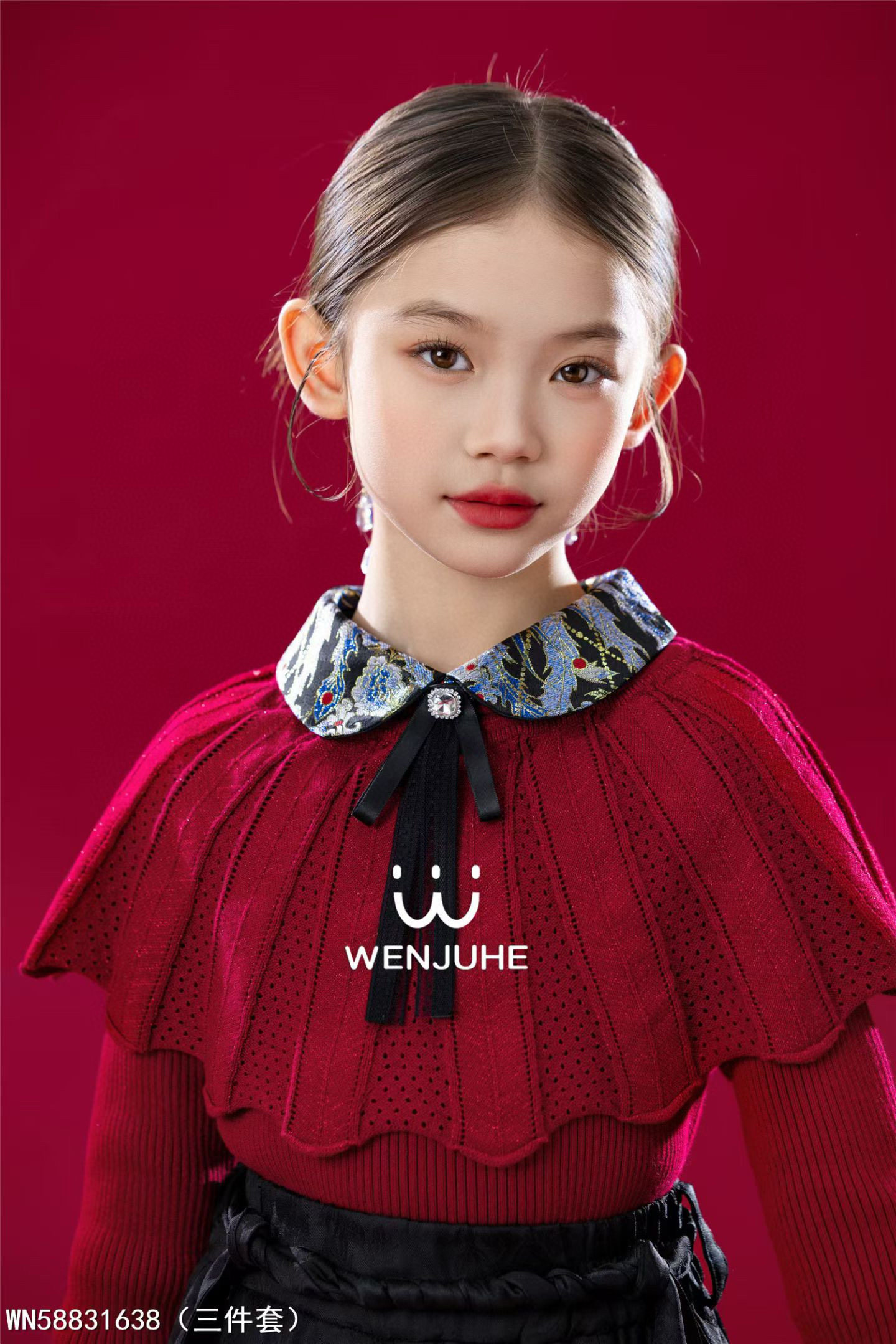 女童马面裙套装2026新款红儿童中国风汉服唐装女孩古装过年拜年服,淘宝优惠券,粉丝福利购,淘宝优惠卷