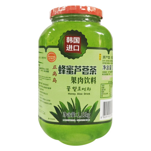 原装进口韩国正高岛柚子红枣生姜芦荟蜂蜜果肉饮料浆4个味道可选 - 图3