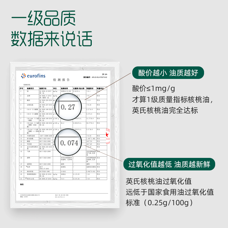 赠吸盘碗+80g面条!英氏有机核桃油