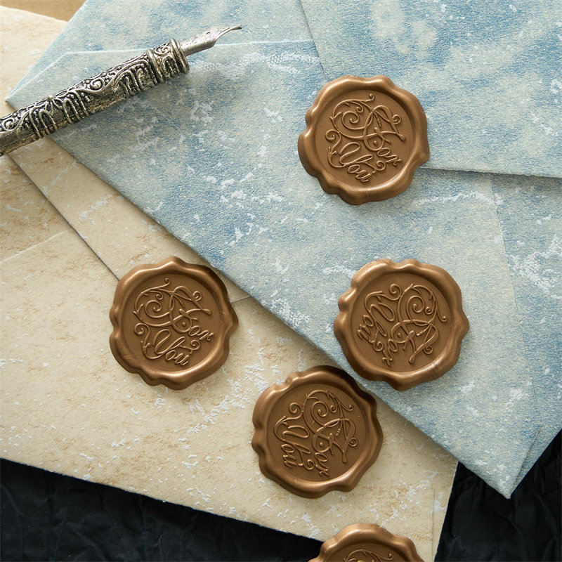 Golden Years series letter paper and envelope set