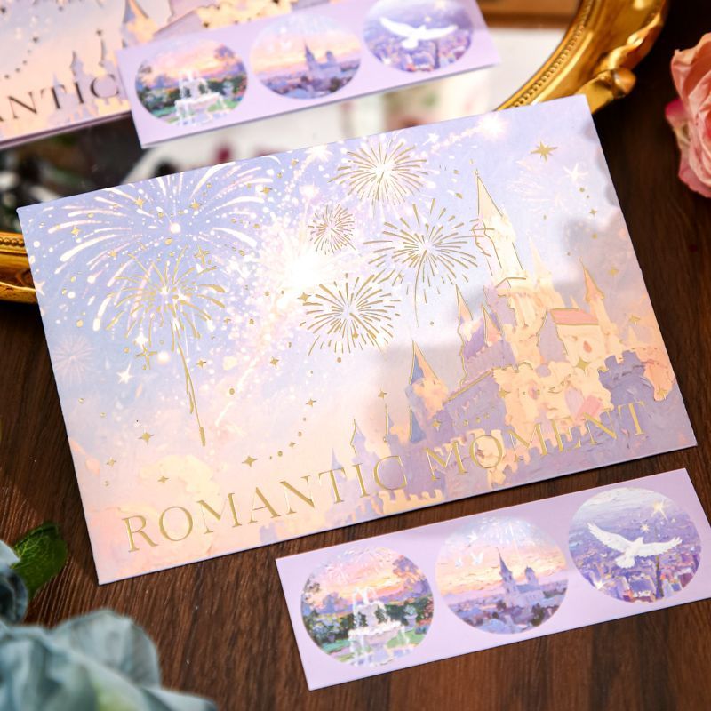 Mr. Paper Light and Shadow Dream Series Envelopes with Sealing Stickers