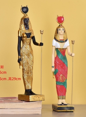 古埃及法老拉美西斯二世雕塑摆件